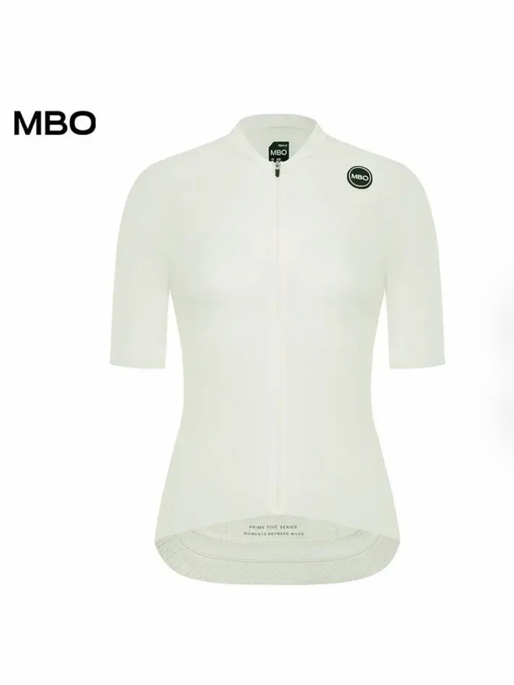 MBO Women’s White Short-Sleeve Cycling Jersey